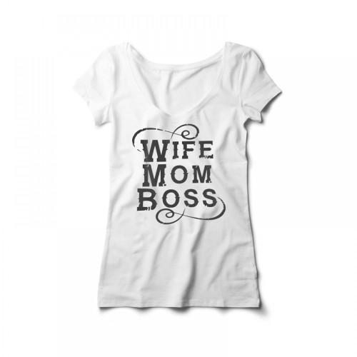  - Boss Mom Kadın Tshirt