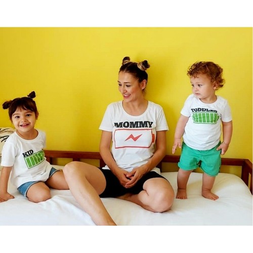 Mommy / Kıd / Toddler Baskılı Tişörtler - 